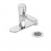 Symmons SCOT Metering Push Button Single Hole Bathroom Faucet with Deck Plate  Chrome (SLS-7000-DP4-G) - B0716ZSPHX